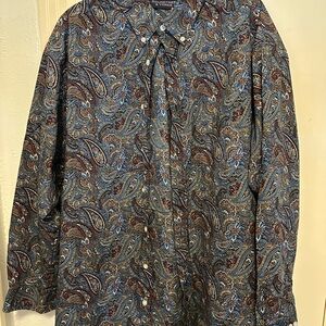 Paisley Patterned Men's Shirt